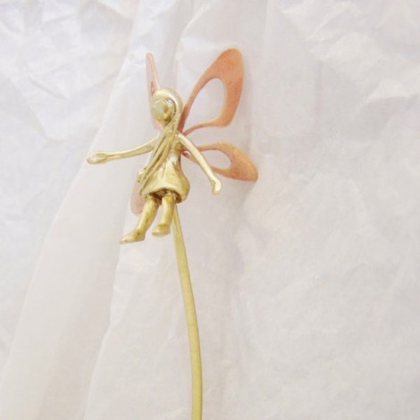 Brass fairy bookmark 2