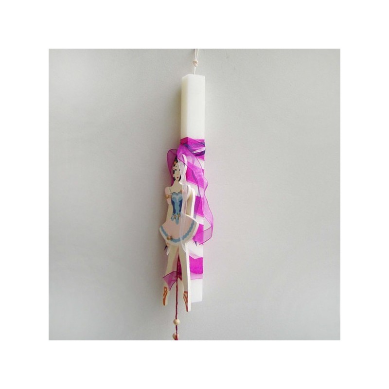 Greek Easter candle with ballerina
