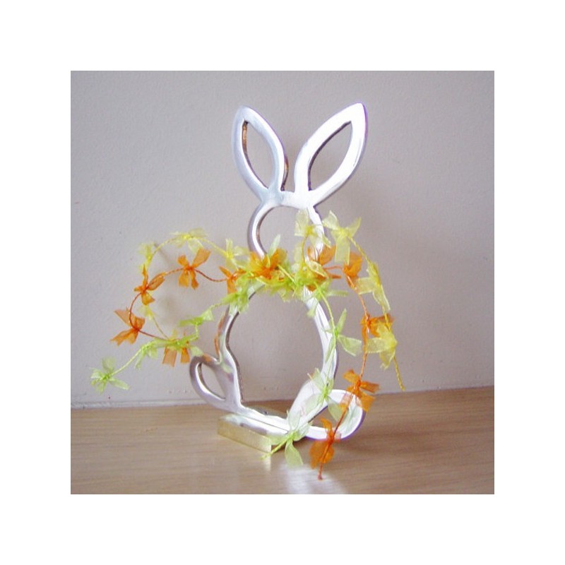 Silver Easter bunny