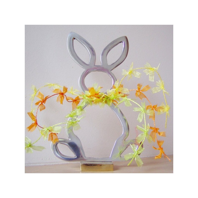 Silver Easter bunny