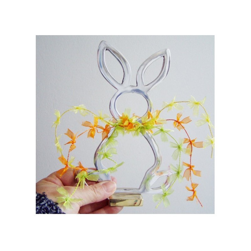 Silver Easter bunny