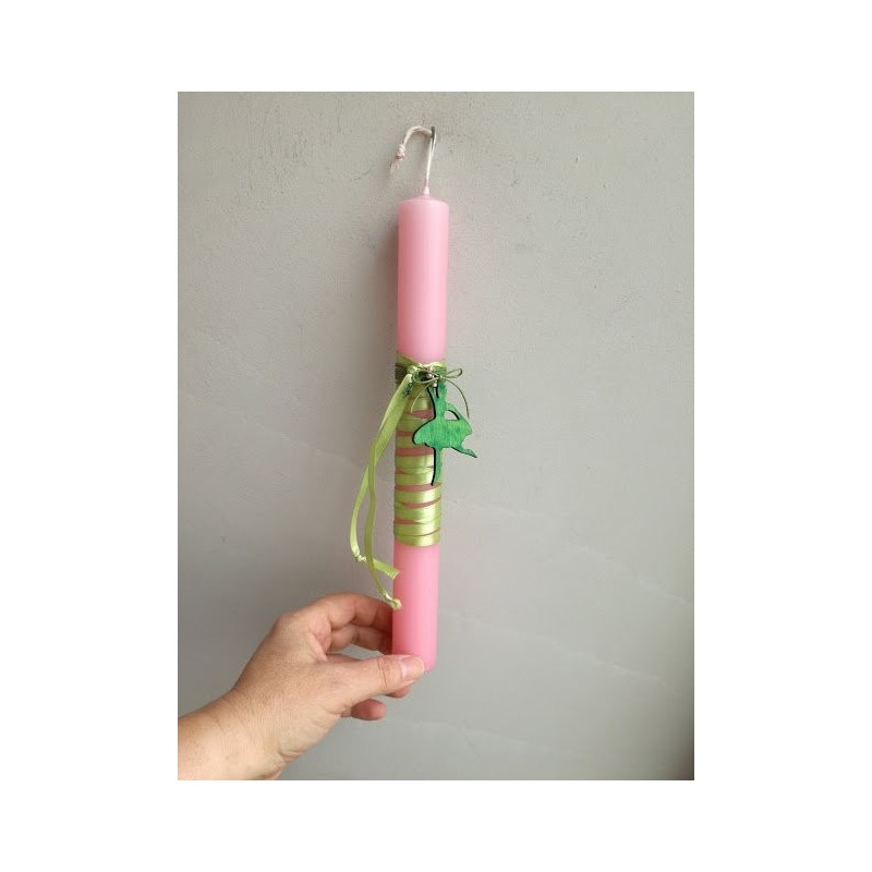 Ballerina Easter candle, pink candle...