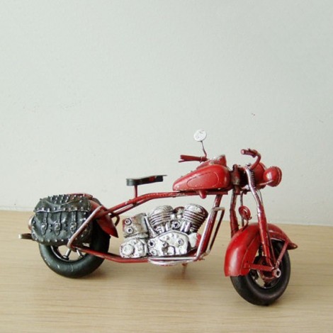 Red motorcycle miniature,...