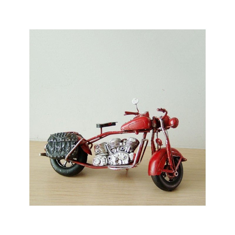 Red motorcycle miniature, metal...