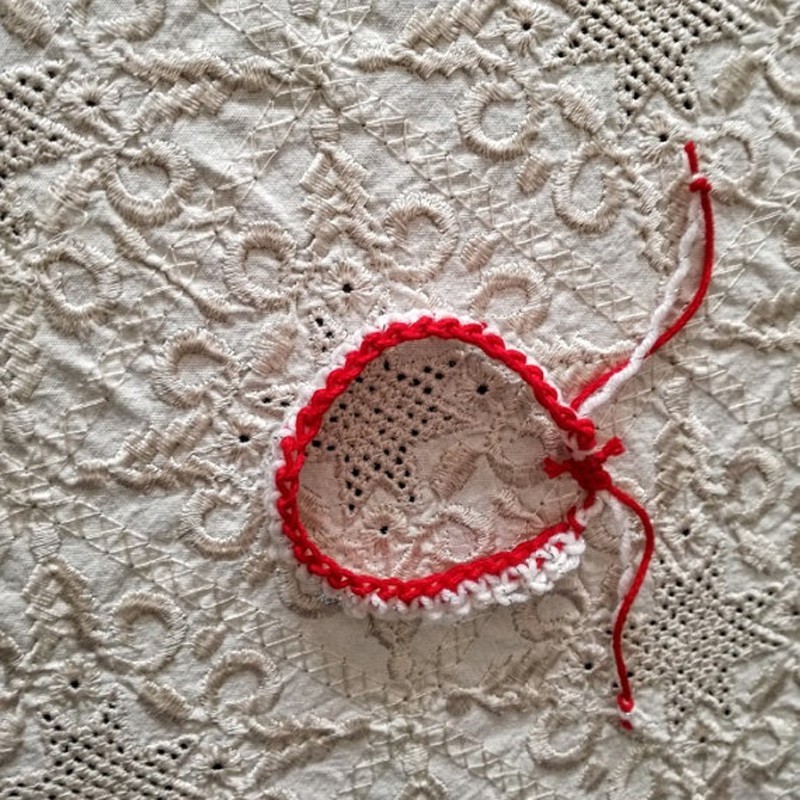 Crochet March bracelet, traditional...