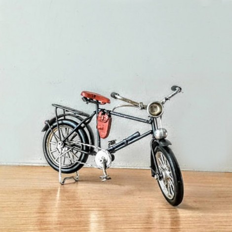 Vintage, black bicycle miniature, shabby, retro collectible, old style bike miniature, alloy rblack, decorative bike 2