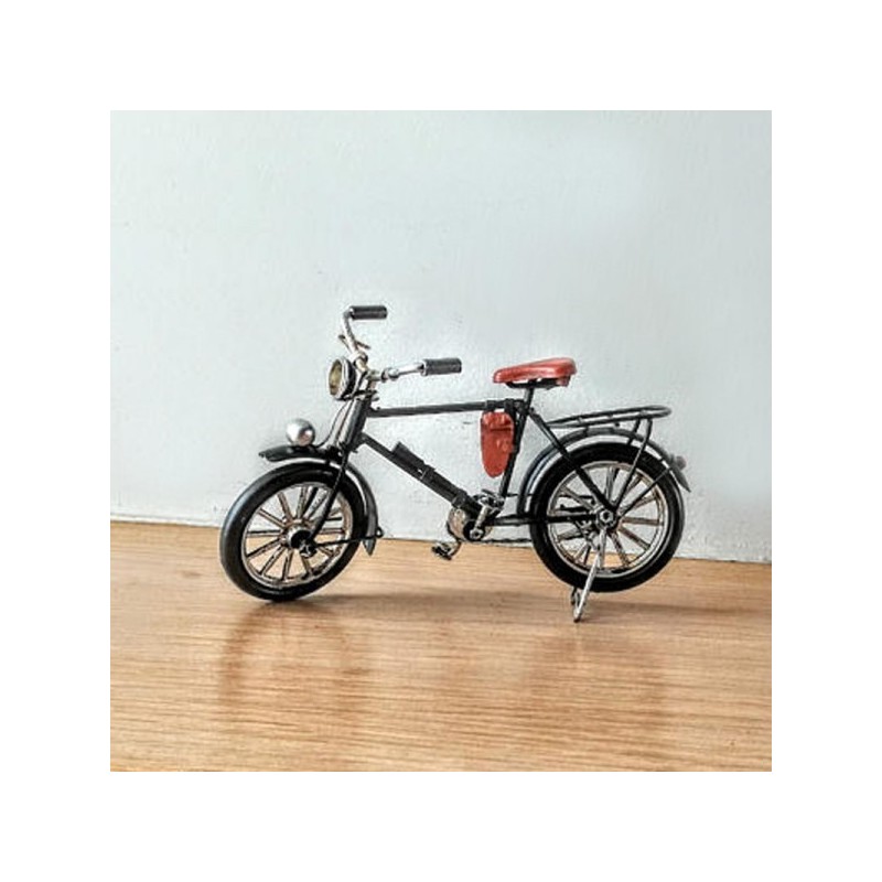 Vintage, black bicycle miniature, shabby, retro collectible, old style bike miniature, alloy rblack, decorative bike