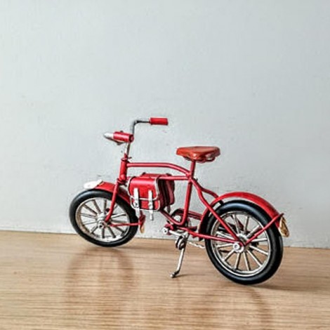 Vintage, red bicycle...