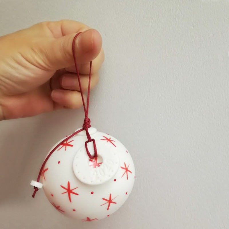 Porcelain Christmas ball