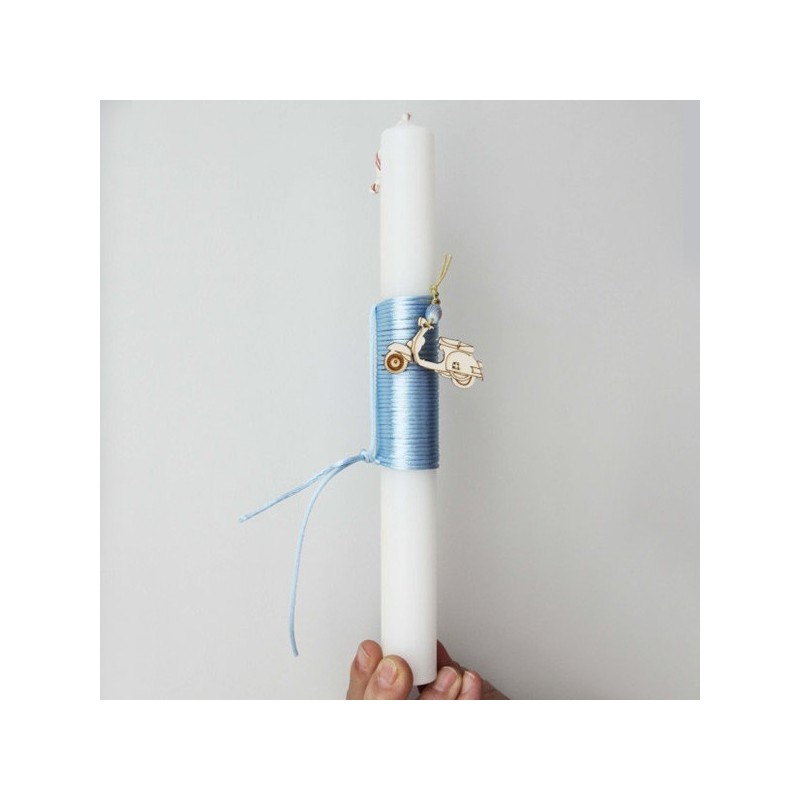 Minimalist Easter candle for men,...