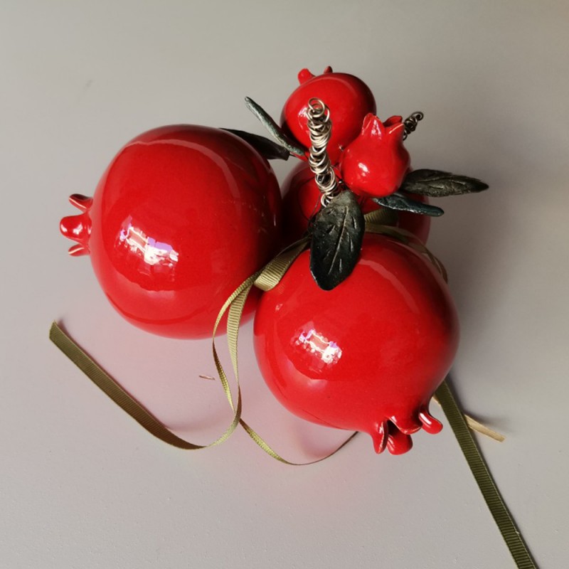 ceramic pomegranates