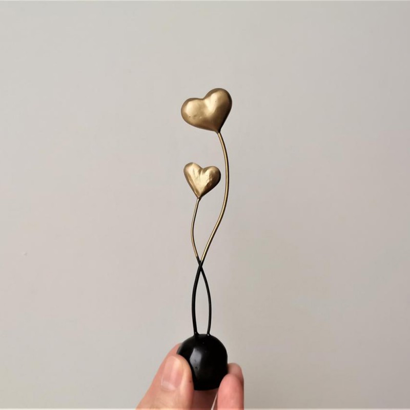 Valenitne's hearts, brass hearts...