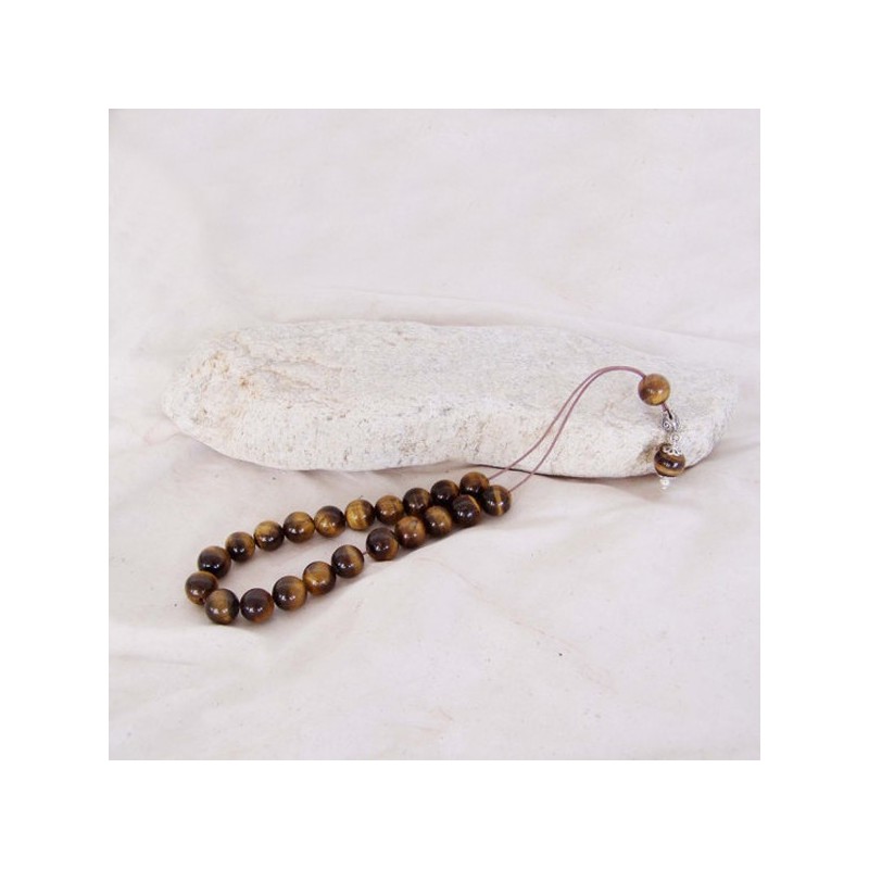 Tiger eye worrybeads set, prayer...