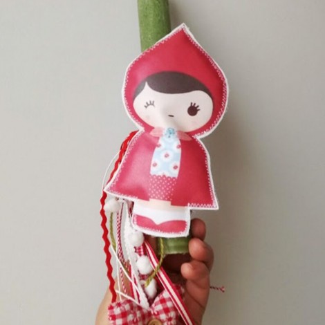 Red Riding Hood Easter candle 2