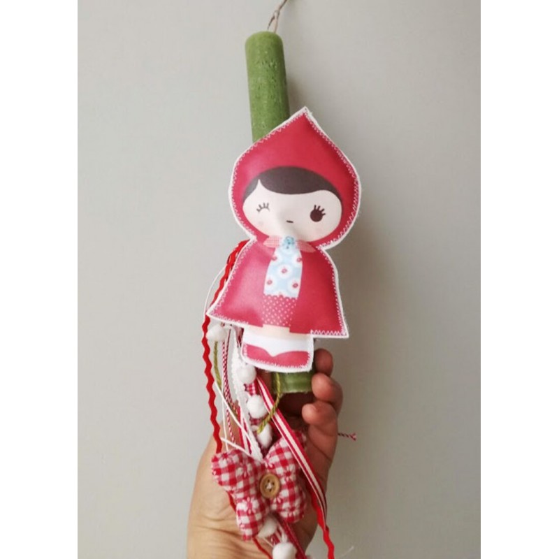 Red Riding Hood Easter candle