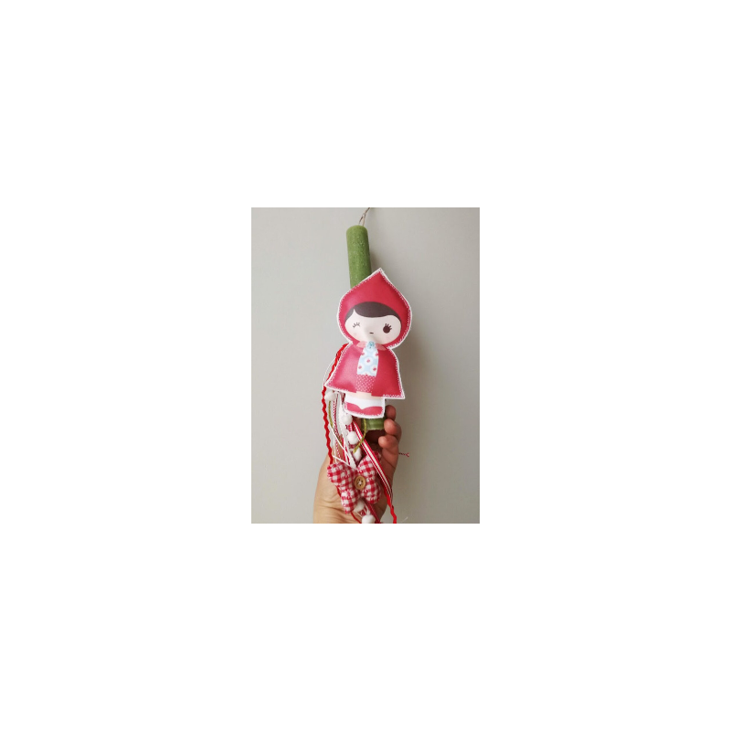 Red Riding Hood Easter candle