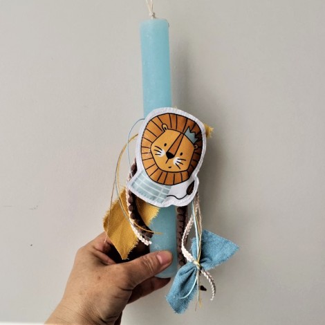 Lion Easter candle is a Greek Easter candle for boys 2
