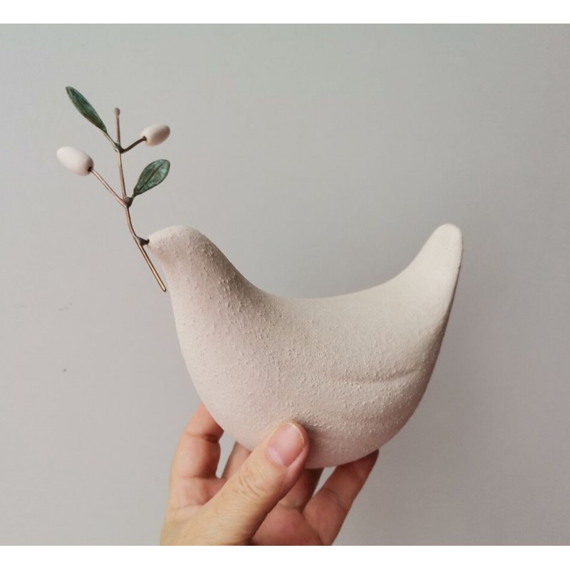 White dove sculpture