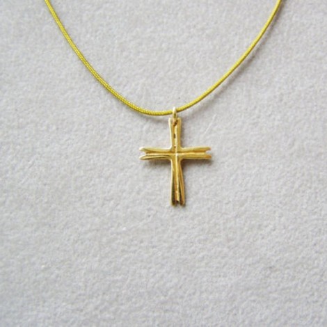 Gold cross necklace