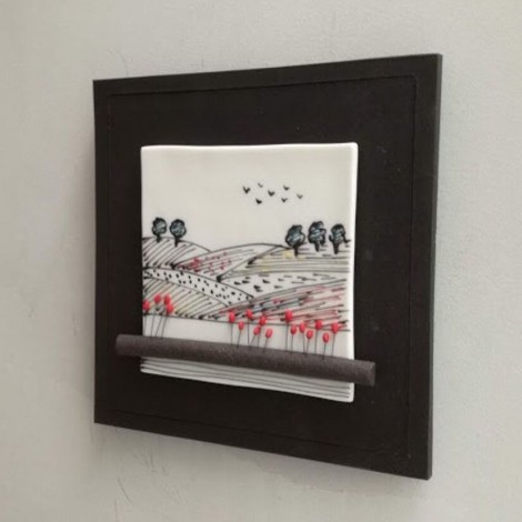 Hillside meadows wall tile 2