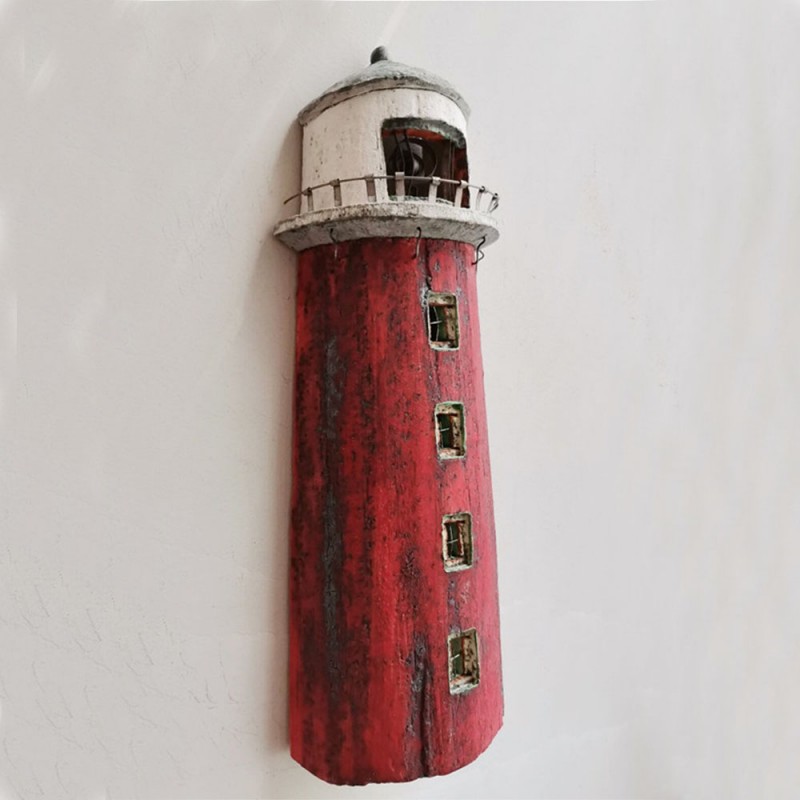Ceramic lighthouse sculpture