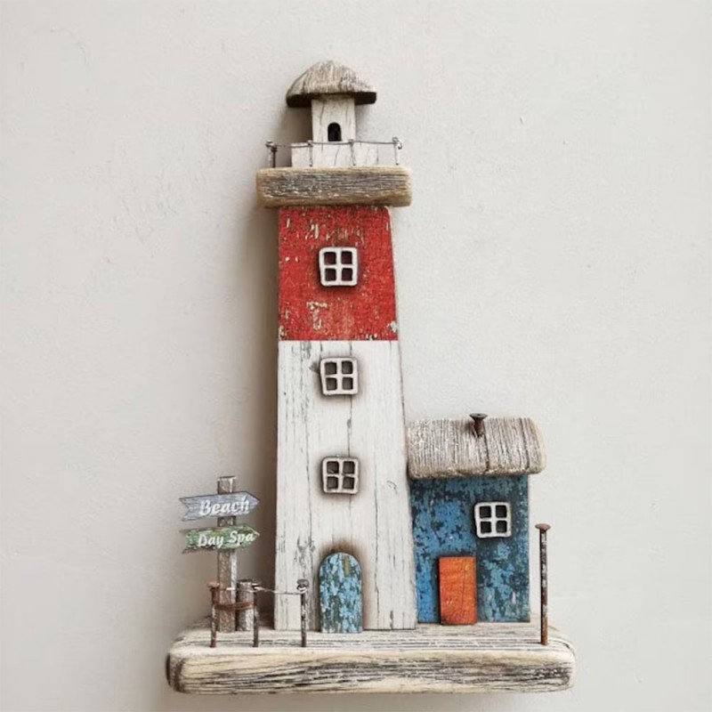 Wooden lighthouse