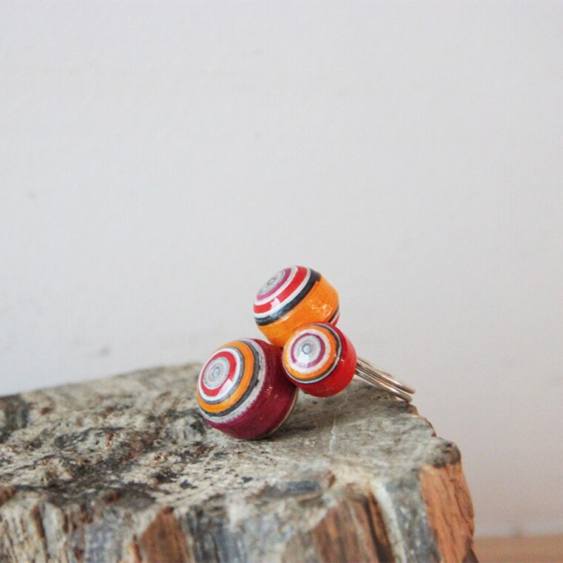 Colourful spheres ring