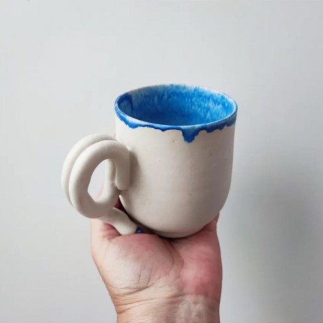 Large coffee mug, 14x10 cm.