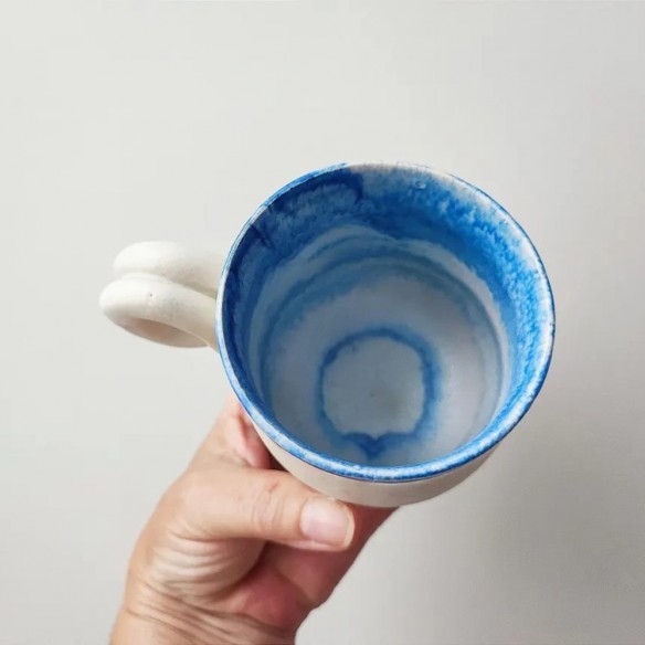 Large coffee mug, 14x10 cm.