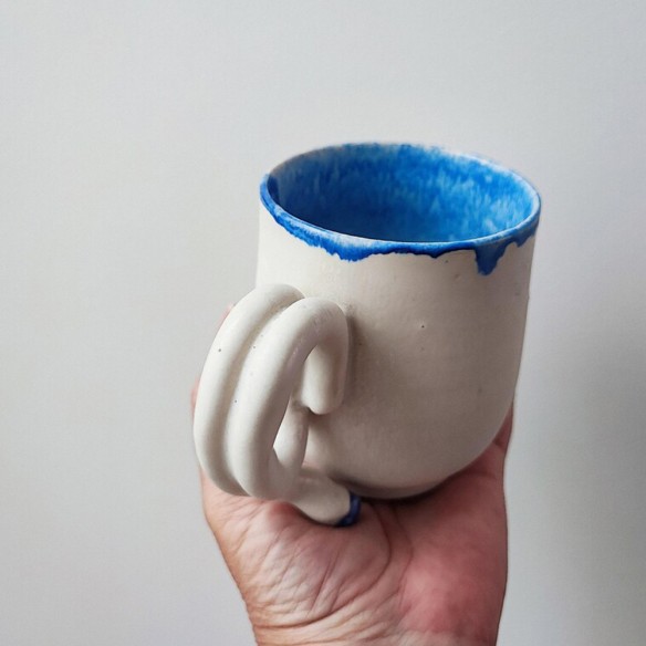 Large coffee mug, 14x10 cm.