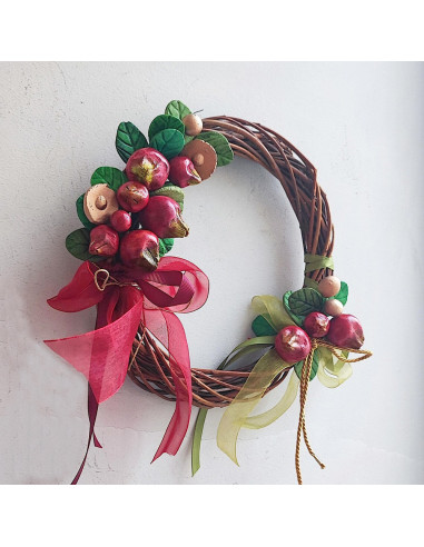 Pomegranate wreath 24 cm..