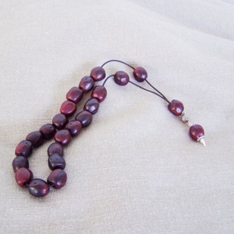 Nutmeg worrybeads mala set,...