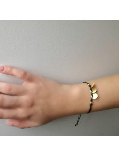 Gold disks bracelet 2