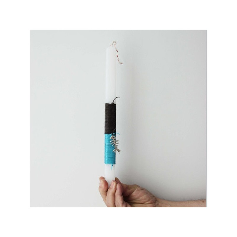 Minimalist Easter candle for men,...