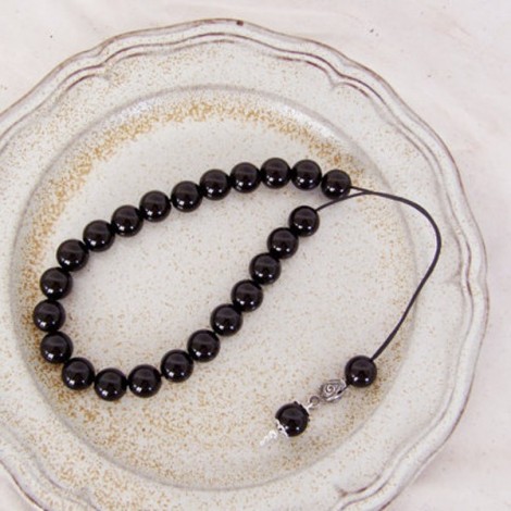 Black onyx worrybeads set...