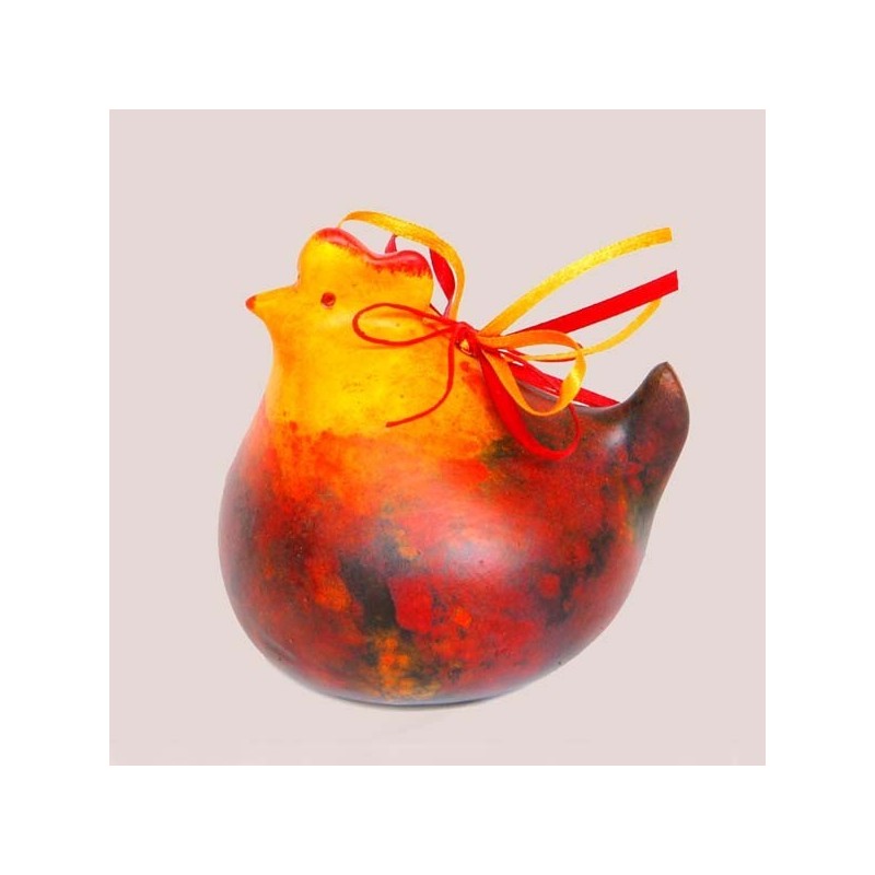 Colorful Easter chicken