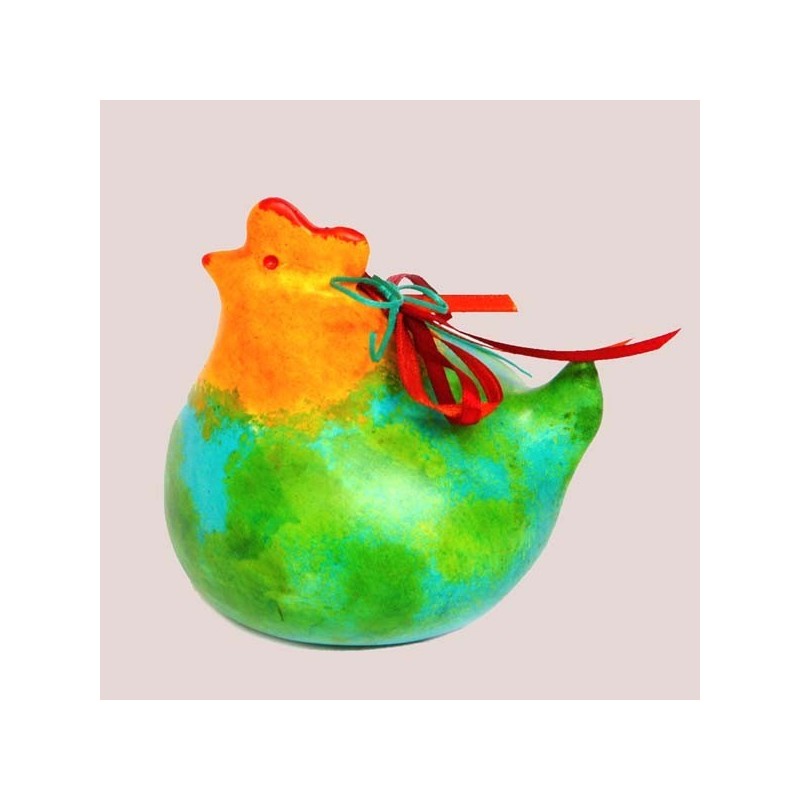 Colorful Easter chicken