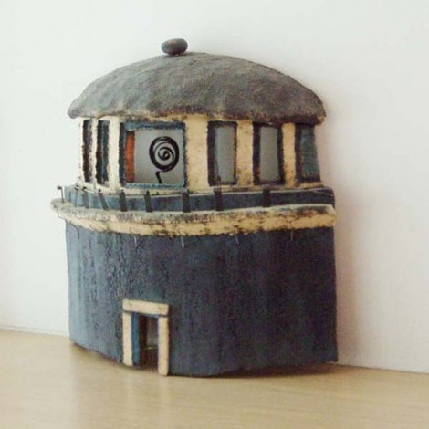 Ceramic lighthouse sculpture 2